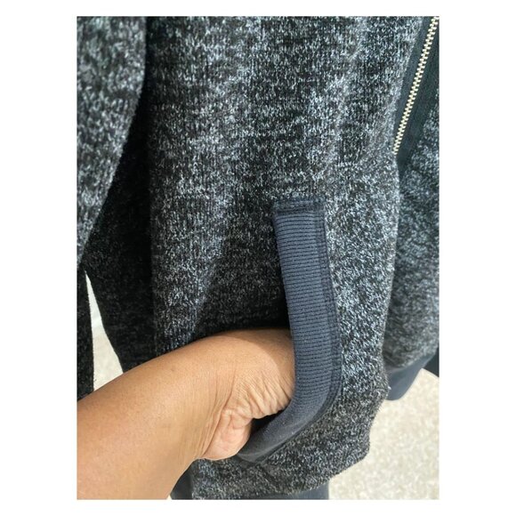 Abercrombie & Fitch Gray Full Zip Hooded Jacket - Sz. XL (EUC) - Picture 5 of 8